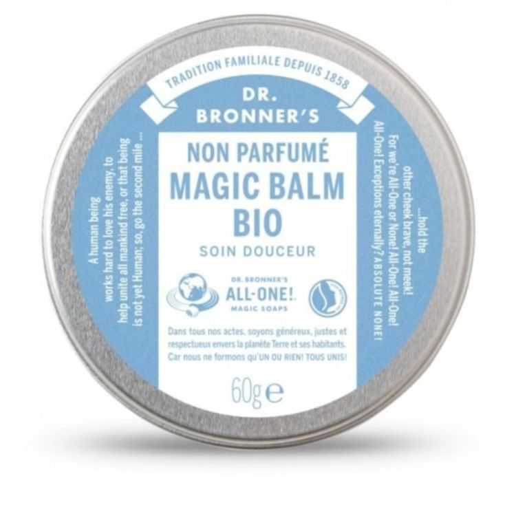 BAUME MAGIC BALM BIO NON PARFUMÉ DR BRONNER’S 60G