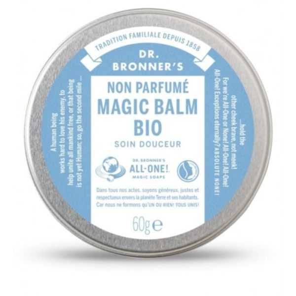 BAUME MAGIC BALM BIO NON PARFUMÉ DR BRONNER’S 60G