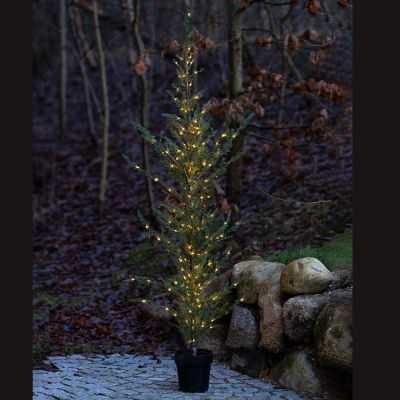 SAPIN DE NOEL MILAS 100 CM 100 LEDS VERT 2