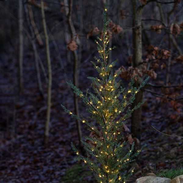 SAPIN DE NOEL MILAS 100 CM 100 LEDS VERT