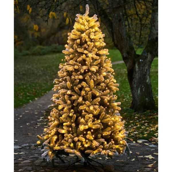 SAPIN DE NOEL ANTON 1.5M 195 LEDS VERT