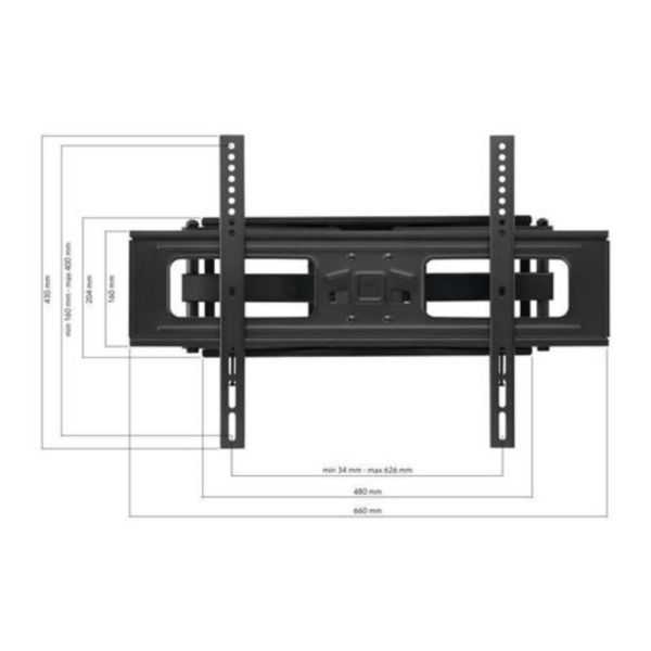 SUPPORT TV MURAL ROTATIF SOLID 32-90''