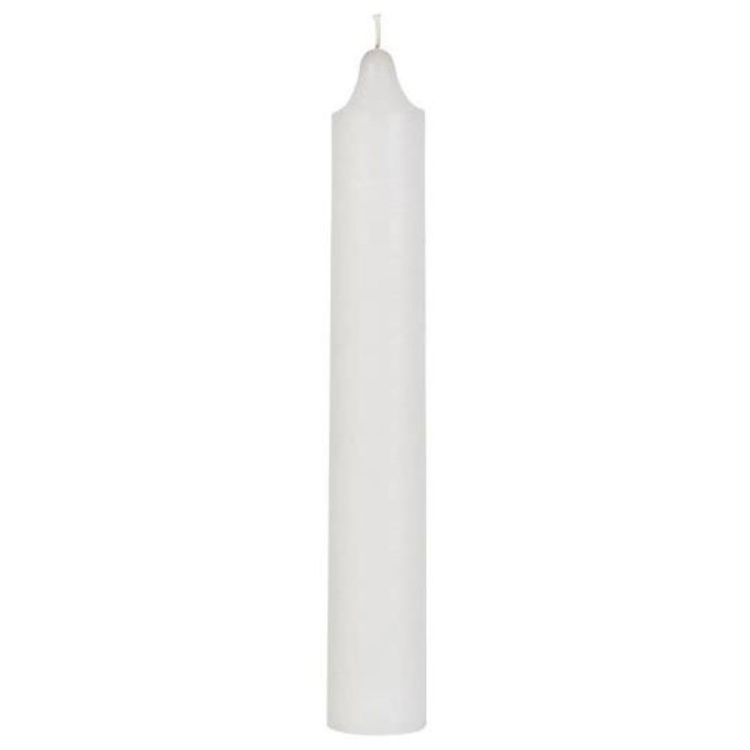 BOUGIE RUSTIQUE 25 CM BLANC