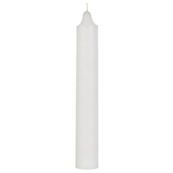 BOUGIE RUSTIQUE 25 CM BLANC