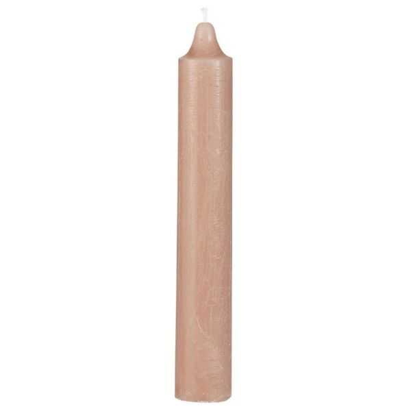 BOUGIE RUSTIQUE 25 CM ROSE DU DESERT