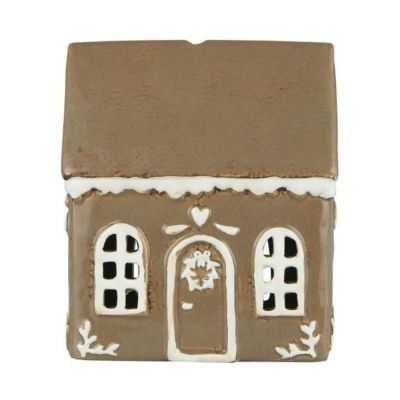 MAISON PHOTOPHORE PAIN D'ÉPICE CŒUR