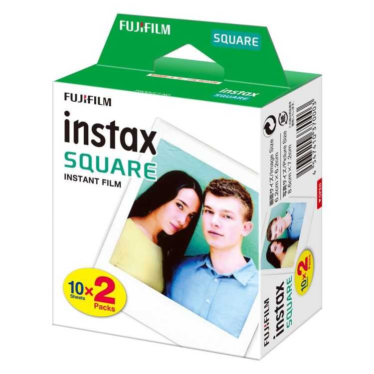 INSTAX SQUARE FILM BIPACK (2 X1 0)