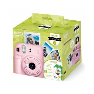 APPAREIL PHOTO INSTAX MINI 12 PINK PACK ICONIQUE