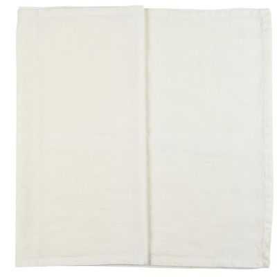 CHEMIN DE TABLE FREJA LIN/COTON CREME AU BEURRE
