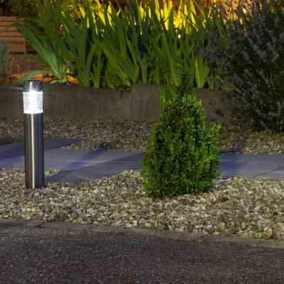 BORNE A ENERGIE SOLAIRE INOX 2