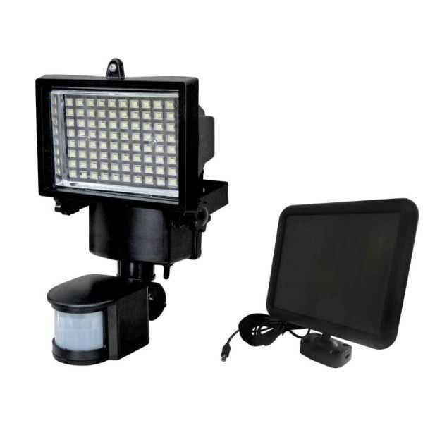  SPOT SOLAIRE AVEC DETECTEUR DE PRESENCE 80 LED NOIR