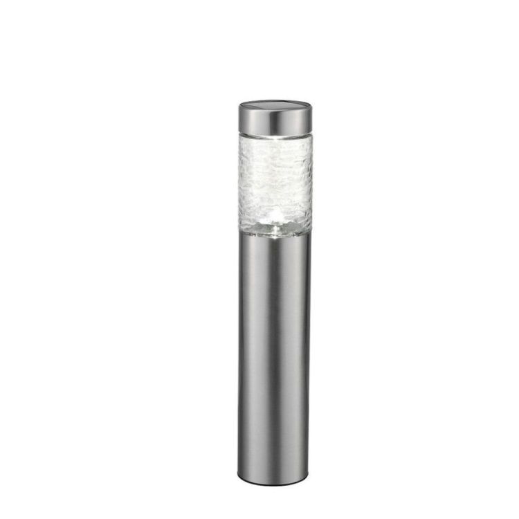 BORNE A ENERGIE SOLAIRE INOX