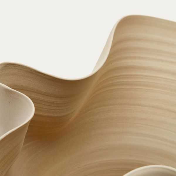VASE MACAIRE26CM CERAMIQUE BEIGE