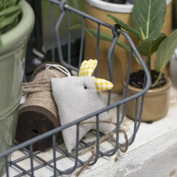 LOT DE 2 PANIERS AVEC POIGNEES MOBILES