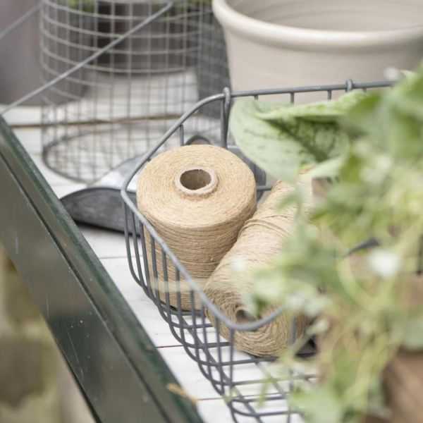 LOT DE 2 PANIERS AVEC POIGNEES MOBILES