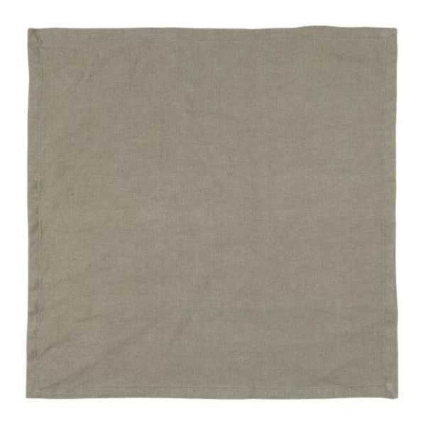 SERVIETTE COTON FREJA LIN/COTON TERRE