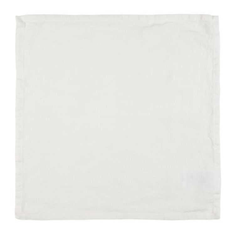 SERVIETTE COTON FREJA LIN/COTON CREME AU BEURRE