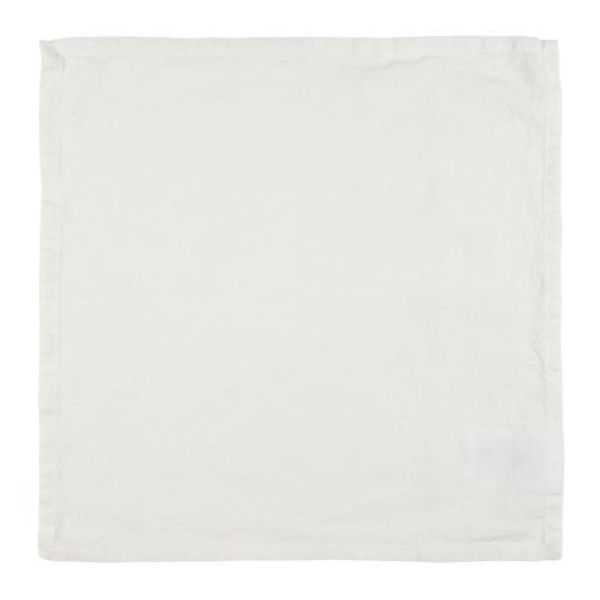 SERVIETTE COTON FREJA LIN/COTON CREME AU BEURRE
