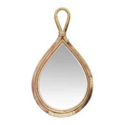 MIROIR AVEC BORD EN BAMBOU