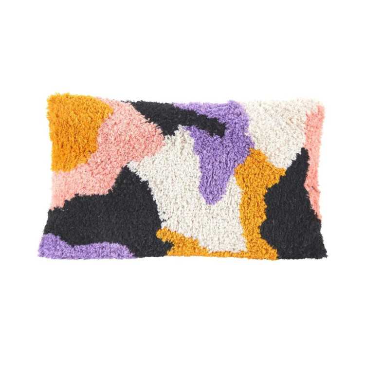COUSSIN IMPRIME 30 X 50 CM MULTICOLORE