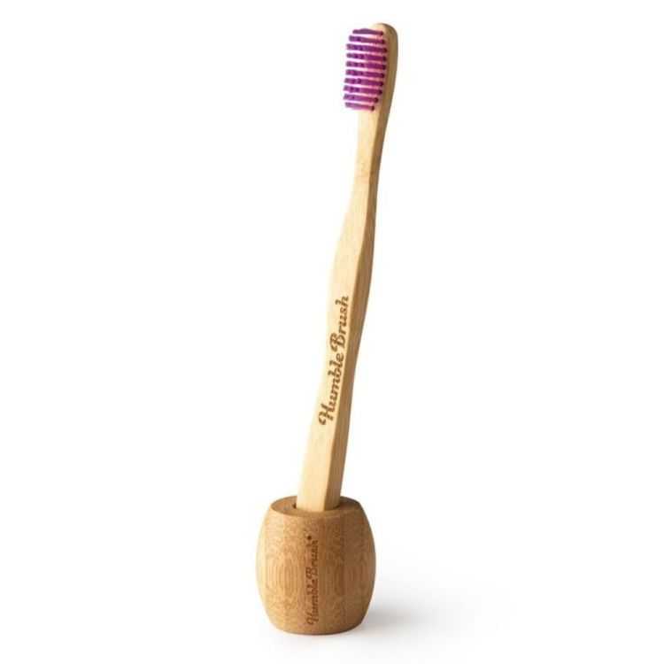 PORTE BROSSE A DENT EN BAMBOU