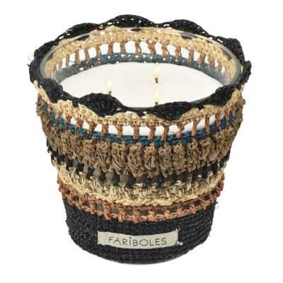 BOUGIE PULL CACHEMIRE BOIS BLOND MIEL BLANC 400GR