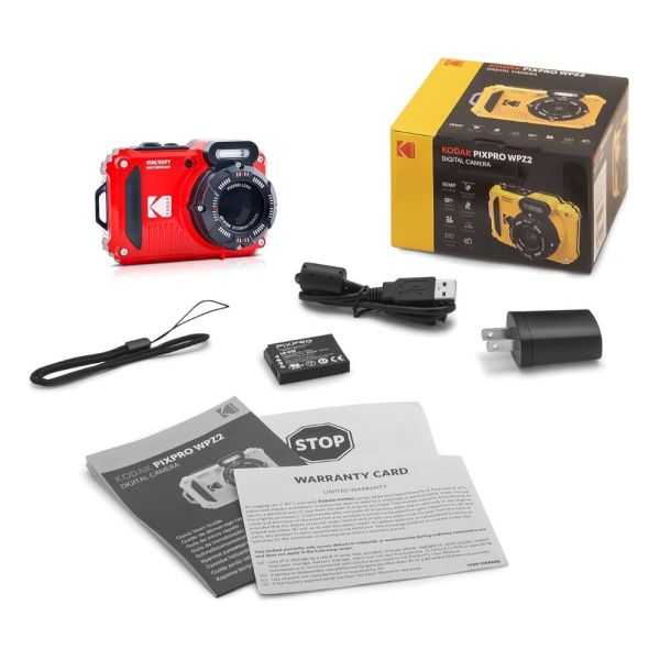APPAREIL PHOTO COMPACT KODAK WPZ2 ROUGE