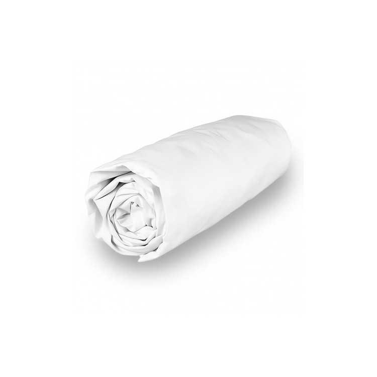 COTTON FITTED SHEET 180X200 CM PE RCA WHITE