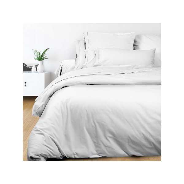 HOUSSE COUETTE 260X240 CM PERCALE BLANC
