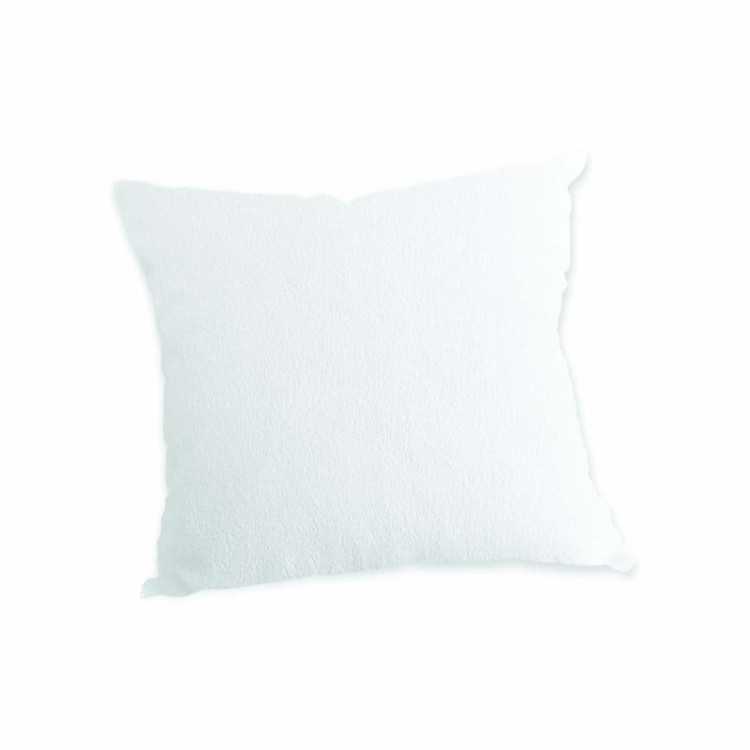 FLEECE PILLOWCASE PROTECTOR 65X65 CM WHITE