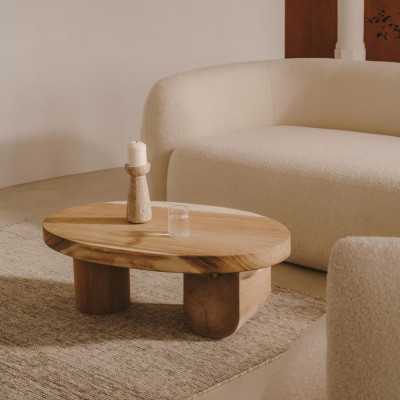 TABLE BASSE MOSI EN BOIS DE MUNGUR 90 X 60 CM 2