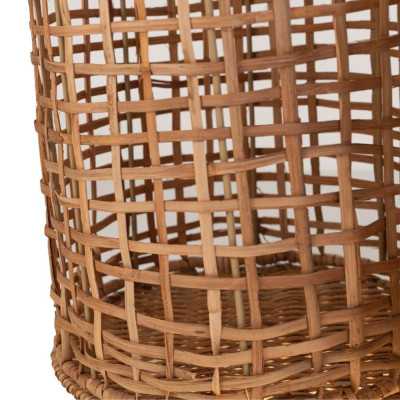 SET 2 BOUTEILLES EN ROTIN 60 X 22 CM 2