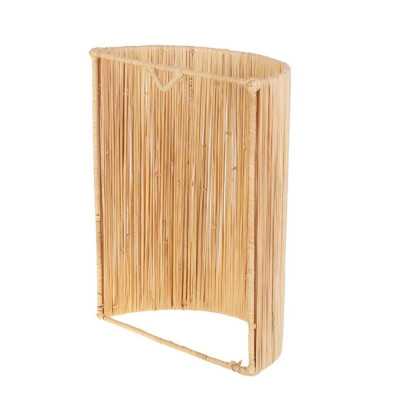 ABAT-JOUR MURAL RAPHIA NATUREL 25 X 13 X 31 CM 2