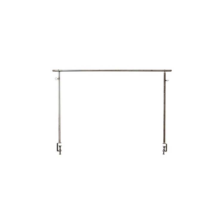 SUPPORT DE TABLE STANLEY METAL GRIS