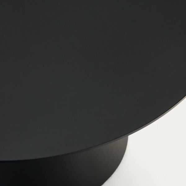 TABLE BASSE WILSHIRE EN VERRE TREMPE ET METAL AVEC FINITION PEINTURE