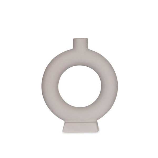 VASO ANEL DE SEIXO CINZA