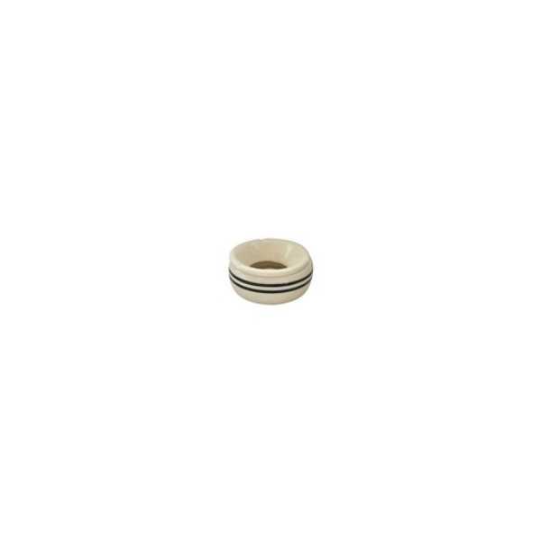 ADAM ASHTRAY 14.5X6 CM BLACK STRIPE