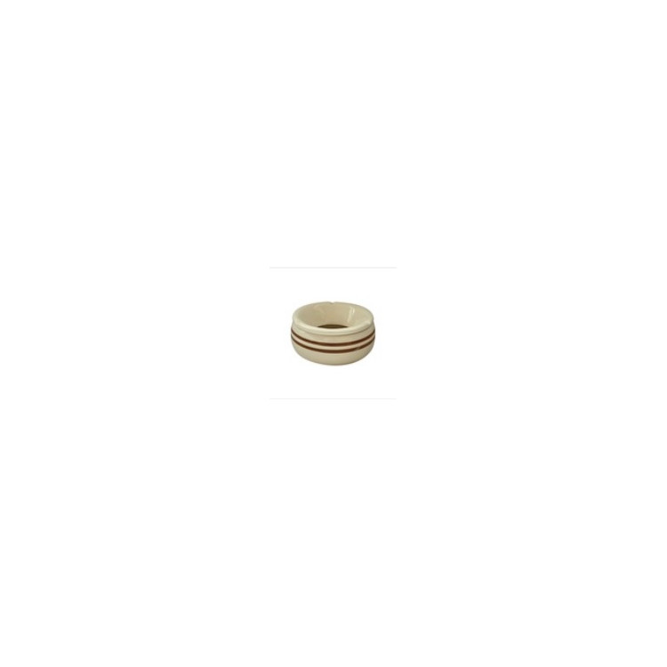 CINZEIRO ADAM 14.5X6 CM FAIXA MARROM
