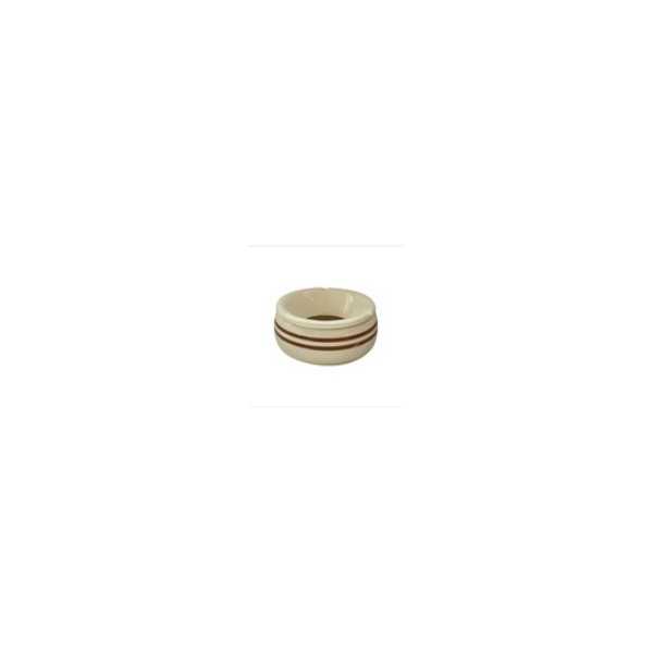 CENDRIER ADAM  14.5X6 CM RAYURE MARRON