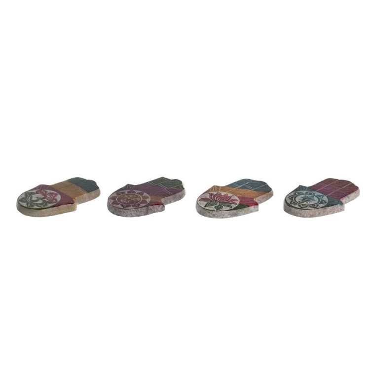 SUPPORTS ENCENS SCULPTE EN PIERRE X 4