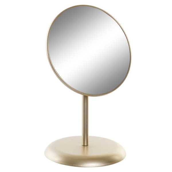MIROIR METAL 17 X 17 X 26 CM DORE
