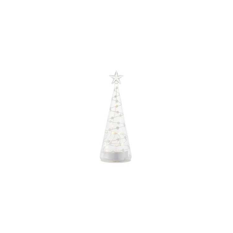ÁRVORE DE NATAL LEVE 22CM TRANSPARENTE