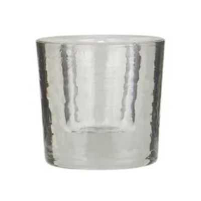 BOUGEOIR GRANDE BOUGIE VERRE 6 COULEURS