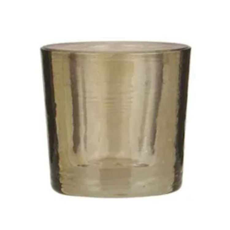 BOUGEOIR GRANDE BOUGIE VERRE 6 COULEURS