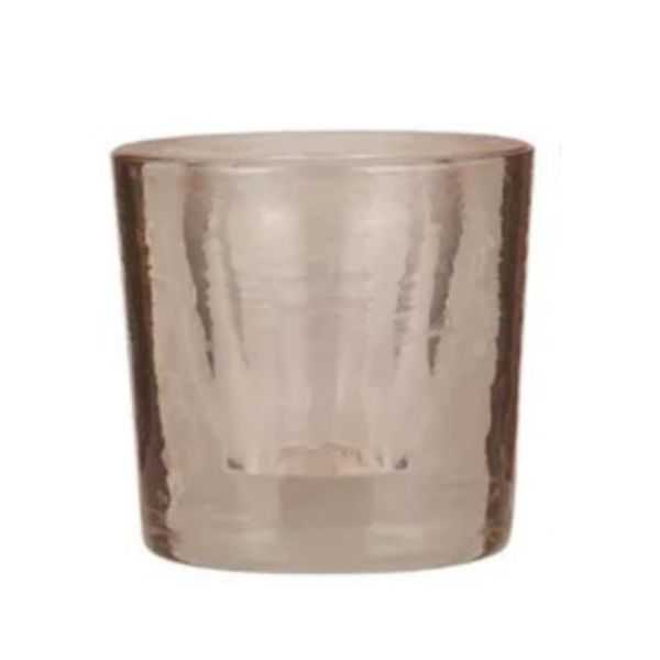 BOUGEOIR GRANDE BOUGIE VERRE 6 COULEURS