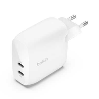 CHARGEUR SECTEUR 2 PORTS USB-C 2X30W BLANC
