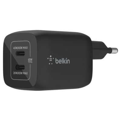 CHARGEUR SECTEUR DOUBLE USB-C PPS 65 W NOIR 2