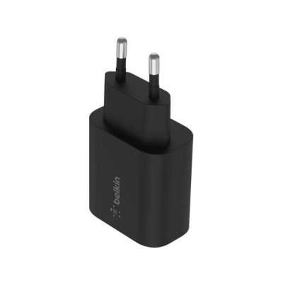 CHARGEUR SECTEUR RAPIDE USB-C 25W PD ET PPS NOIR