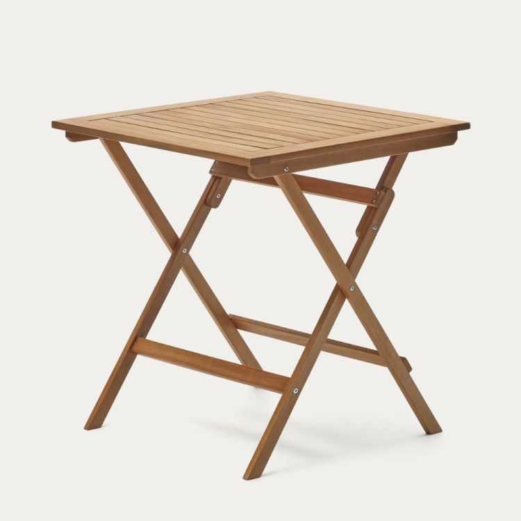 TABLE DE JARDIN PLIANTE SADIRAR EN BOIS MASSIF D'ACACIA