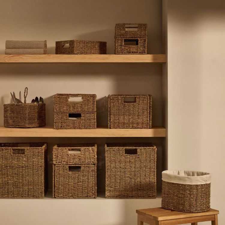 BOITE PLIABLE TOSSA 32X27CM FIBRES NATURELLES